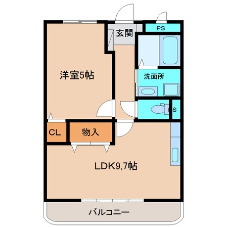 メゾンＭⅢの物件間取画像